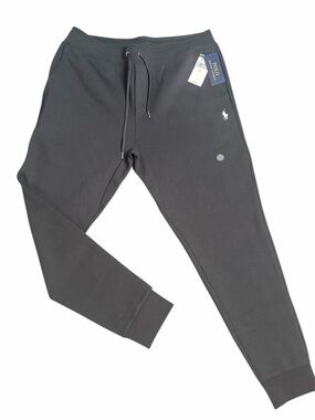 Polo by Ralph Lauren Men's Dark Gray Drawstring Joggers